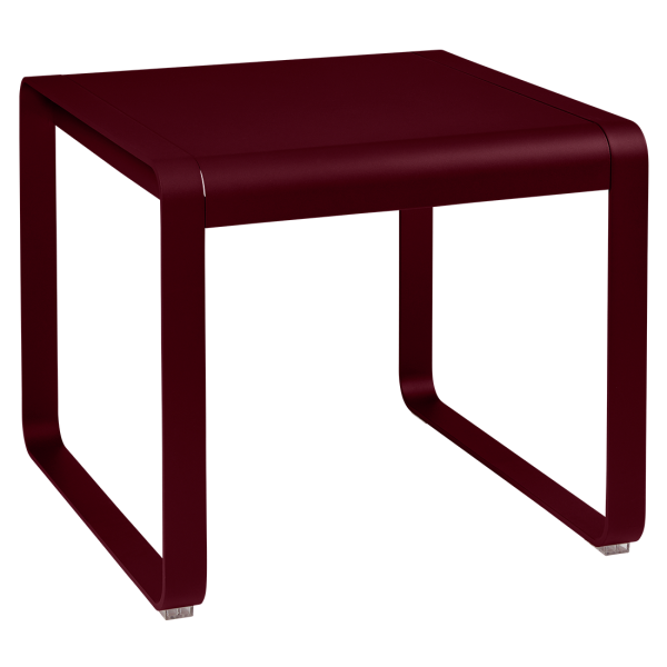 Bellevie halbhoher Tisch 74 x 80 cm schwarzkirsche