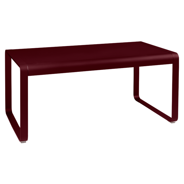 Bellevie halbhoher Tisch 140 x 80 cm Schwarzkirsche