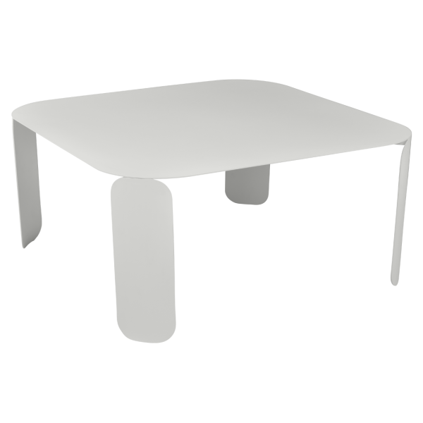 Niedriger Tisch Bebop 90x90, H42, Baumwollweiß